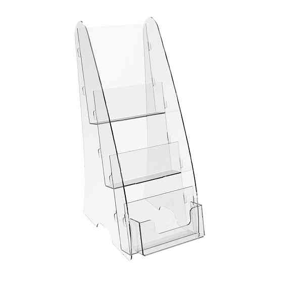 Буклетниця EKOSTAR настільна на 3 кишені ЄВРОФЛАЄР з візитницею Київ