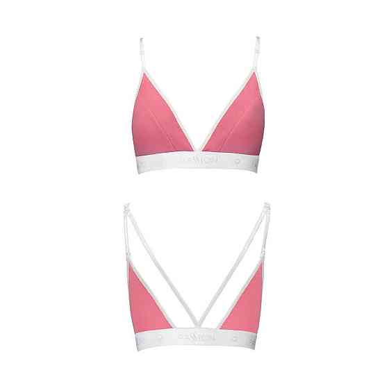Спортивний топ з подвійними бретелями Passion PS007 TOP S, pink Sex Aura Київ