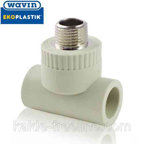 Wavin трійник з зовнішньою різьбою 20х3/4х20 НР Харків