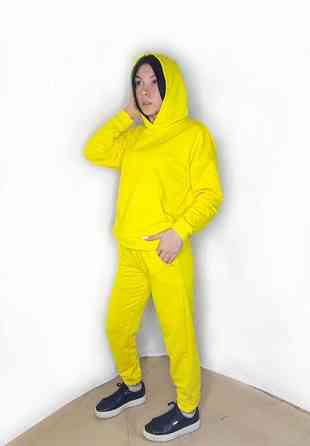 Костюм підлітковий спортивний тринитка петля Жовтий M Харків