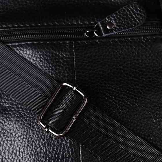 Чоловічі сумки на плече з натуральної шкіри Vintage 23020 Чорний Київ