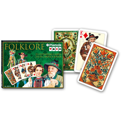 Карты игральные Piatnik Фольклор 2 колоды х 55 карт (PT-216947) Винница - изображение 1
