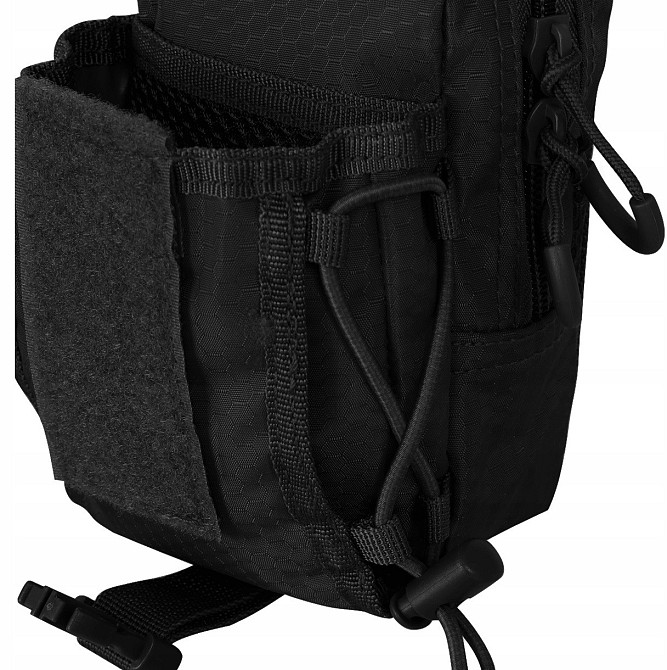 Універсальний Підсумок на пояс 0.5 літрів із системою Molle Mil-Tec "HEXTAC" (13485002) Black Нововолинськ - фото 10