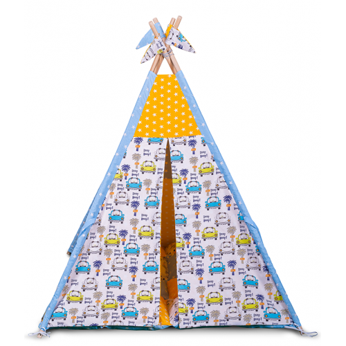 Вігвам Хатка комплект Машинки з м'яким килимком Київ