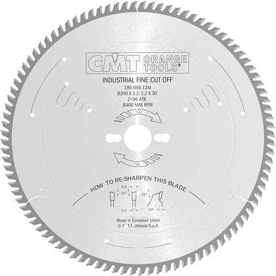 Пильний диск по дереву CMT 300x30x96z K3.2/2.2 (285.096.12M) Одеса