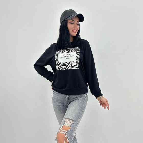 Женский свитшот с анималистичным принтом Wild Киев