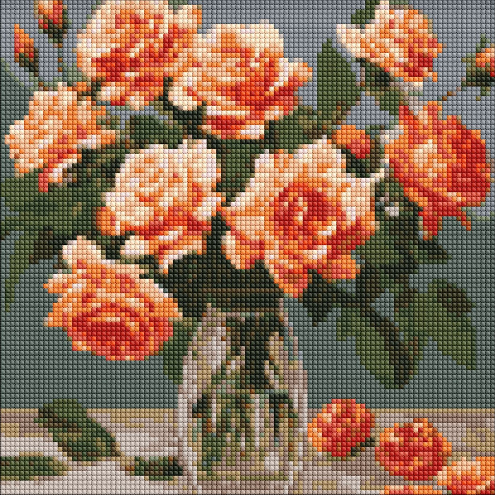 Алмазна мозаїка "Витончений букет" AMO7887 30х30см Вінниця - фото 1