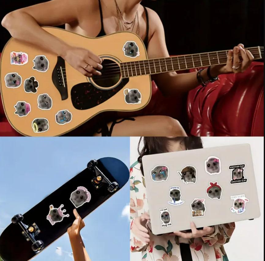 Набор из 55 стикеров 