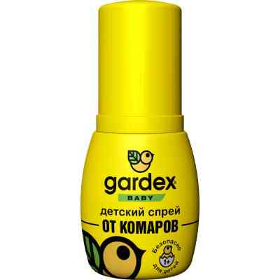 Спрей від комах Gardex Baby Дитячий Від комарів 50 мл (4820184440180) Вінниця