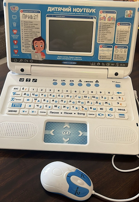 Ноутбук детский Limo Toy,35 функций,9 мелодий,11 интересных игр. Киев - изображение 2