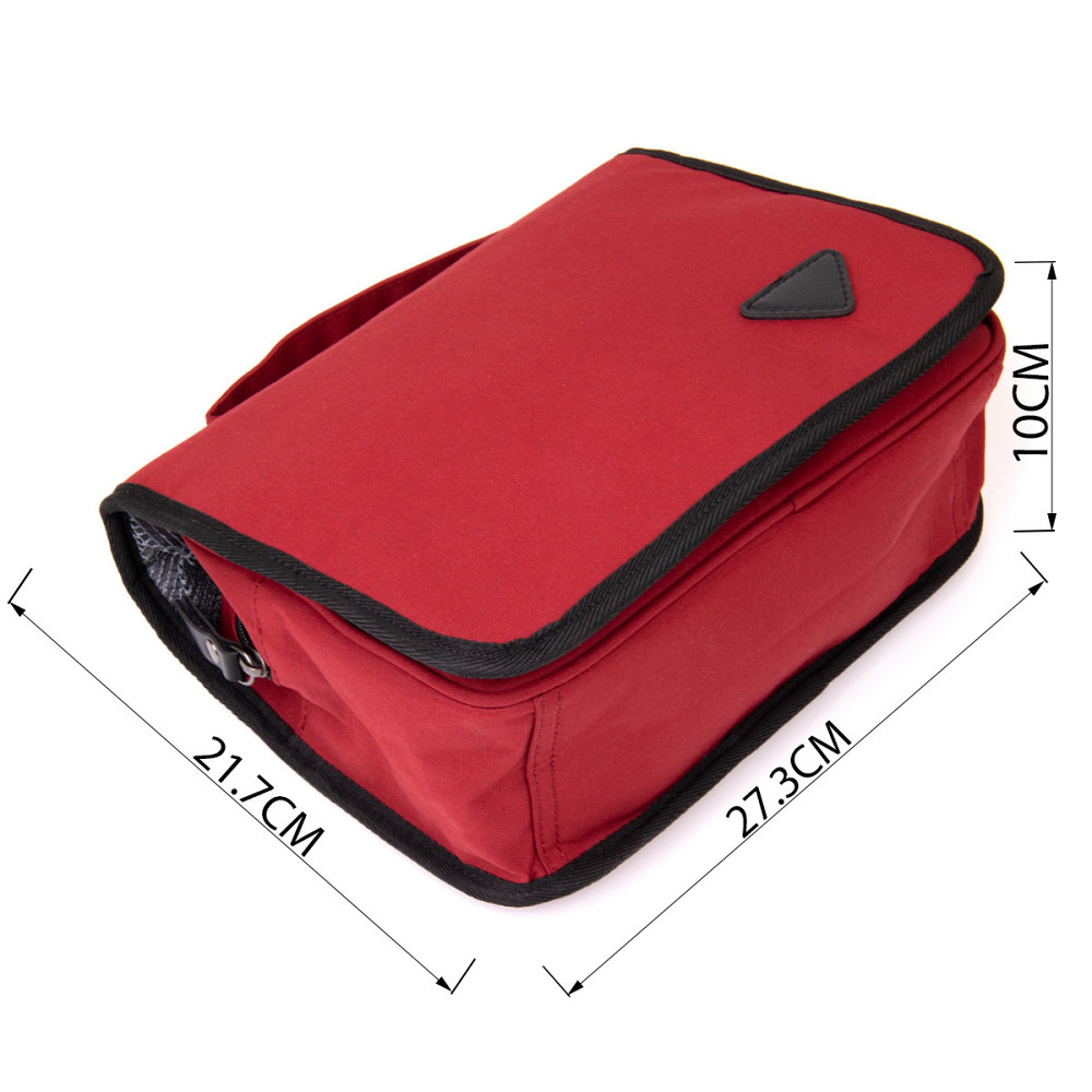 Текстильна сумка-органайзер в подорож Vintage 20658 Малинова Київ - фото 8