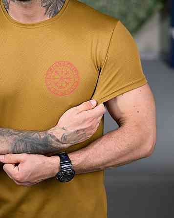 Тактическая потоотводящая футболка Смерть зачекає coyot РП7340 Одеса