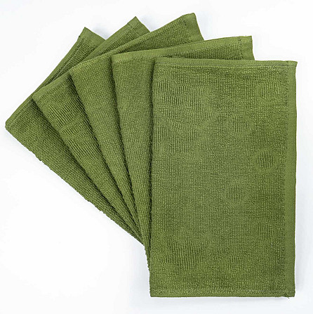 Кухонна жакардова серветка GM Textile 25х45 см 380 г/м2 (Зелений) Суми - фото 2