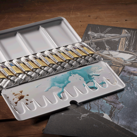 Набор акварельных красок Rembrandt SPECIALTY 12х10мл металлический пенал Royal Talens Киев