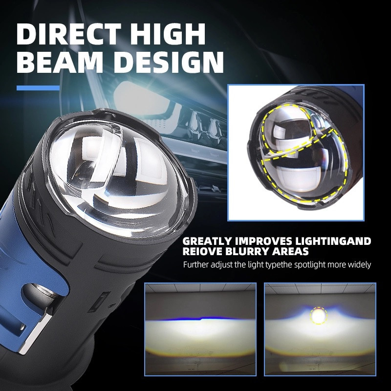 Комплект светодиодных линз Sanvi G3 h4 mini BI-led lens 12V 48/65W LASER Харьков - изображение 8