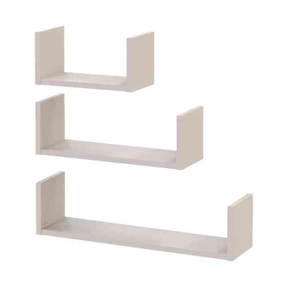 Комплект полиць Doros Філ Кашемір 3 шт. 30/45/60х15х15 DRS-011647 Дніпро