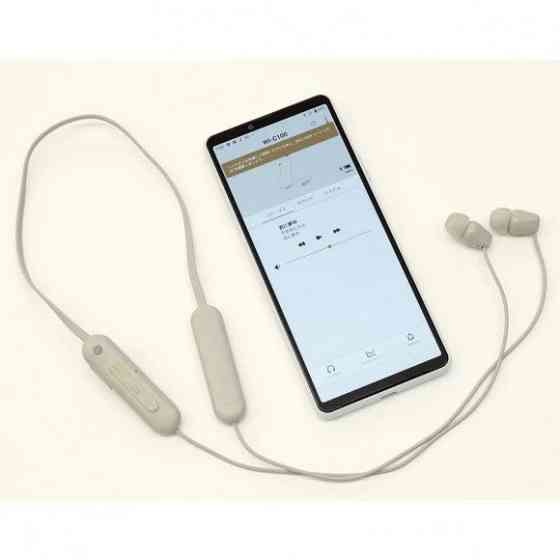 Bluetooth-гарнітура Sony WI-C100 Beige (WIC100C.CE7) ( Бежевий ) Харків