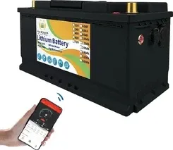 Акумулятор Lifepo4 12V 100Ah, wysoka wydajność, obsługa Bluetooth, 100Ah 352 Киев - изображение 1