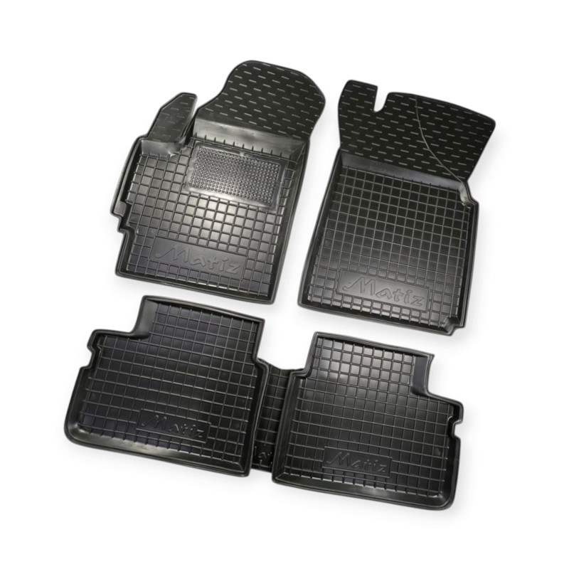 Коврики daewoo matiz 98-> , chery qq 03->, Шевроле spark 04-> борт 2,5см, с перемычкой салона Мукачево - изображение 1