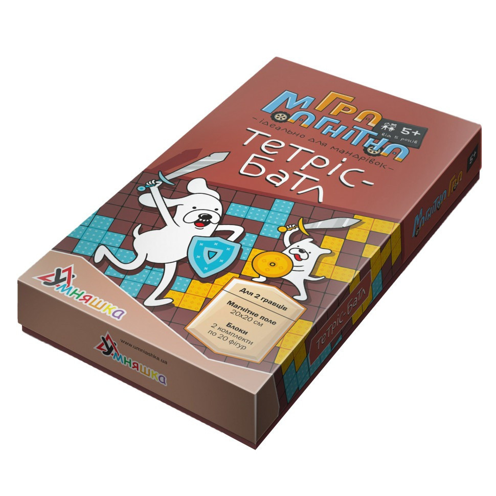 Дитяча настільна гра магнітна "Тетріс-батл" 1418 від 5-ти років Вінниця - фото 1