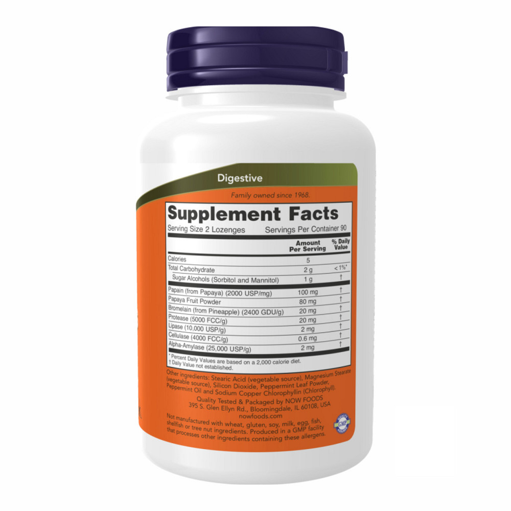 Ферменты папайи Now Foods Papaya Enzyme 180 лед Киев - изображение 5