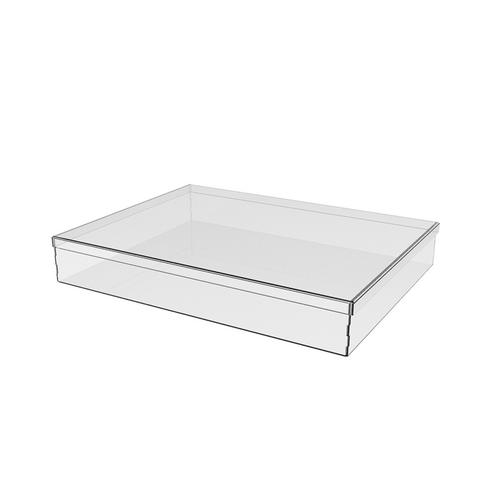 Коробка акрилова EKOSTAR 400х300х60 з кришкою Київ - фото 1