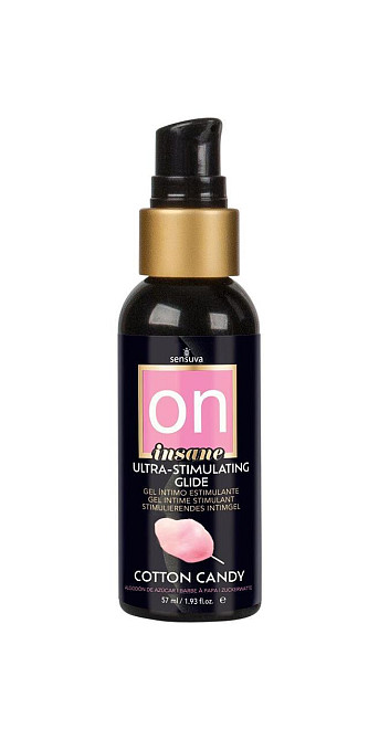 Збуджувальна змазка на гібридній основі Sensuva Ultra-Stimulating On Insane Cotton Candy (57 мл) Sex Aura Київ - фото 1