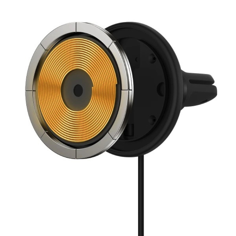 Автотримач для телефона з БЗП Basues CW01  Magnetic Wireless Charging Car Mount 40W Claw Edition Cluster Black Київ - фото 7