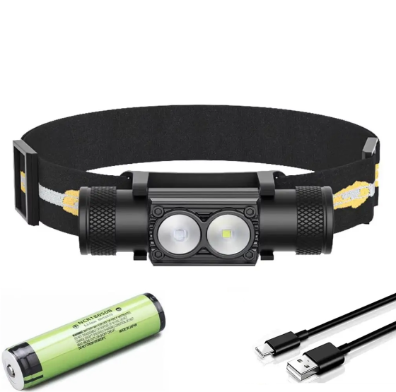 Налобный фонарь Sofirn H25LR с синим светом 800лм USB-C (аккумулятор 18650 на 3400мАч) Винница