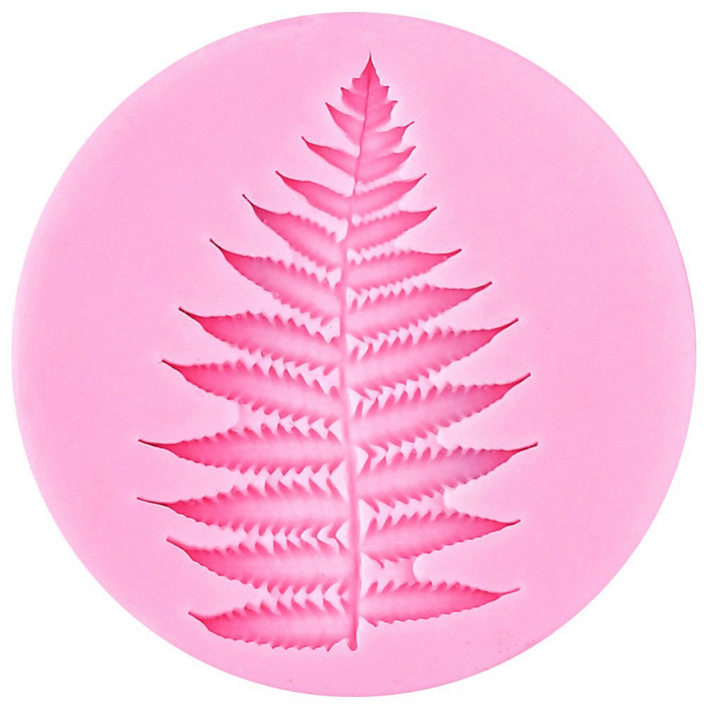 Форма силиконовая Папоротник 55 мм розовый Киев - изображение 5