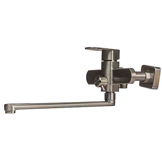 Змішувач для ванни Globus Lux Sorento SQ-208HR-Лійка SUS304. Квадро,L- 350мм, Нержавійка, Комплект (000022607) Київ