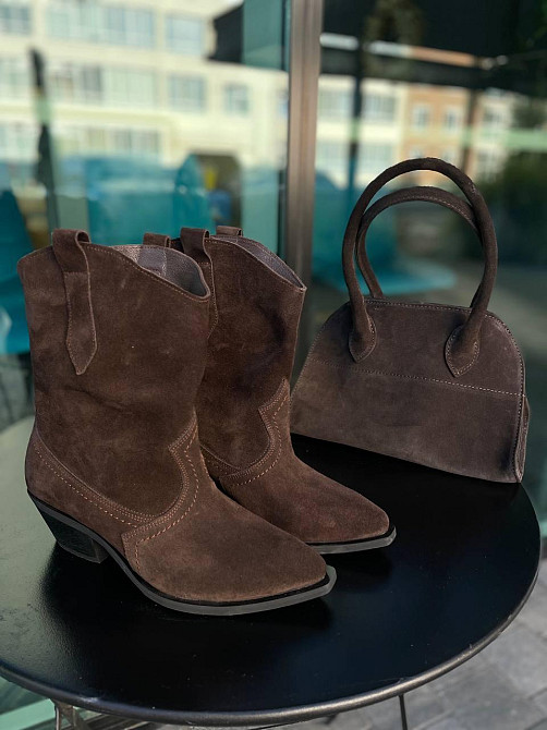 Без бренда Черевики жіночі Notta bene KV-0224/1 шоколадні (весна-осінь, замша натуральна) (6052 Коломия - фото 10
