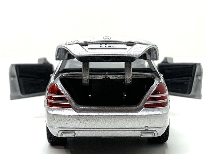 Машина Limo Toy Mercedes S Class інерційна відчиняються двері капот багажник 1:32 Сіра (AS-2705) Чернігів - фото 7