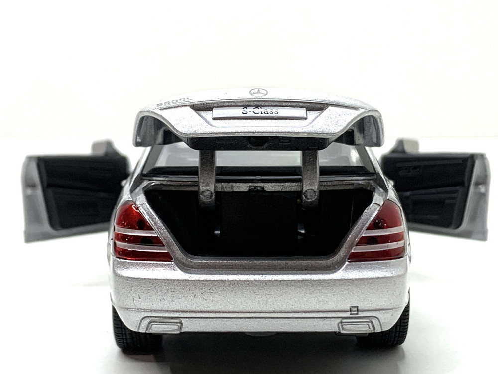 Машина Limo Toy Mercedes S Class інерційна відчиняються двері капот багажник 1:32 Сіра (AS-2705) Чернигов - изображение 7