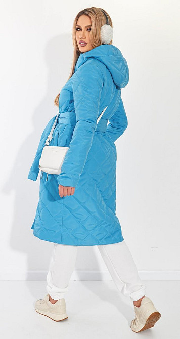 Стильне стьобане півпальто (52) Київ - фото 5