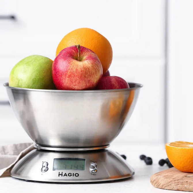Пищевые весы для продуктов MAGIO MG-695, Весы настольные со съемной чашей кулинарные для кухни OR-47 Львов - изображение 10