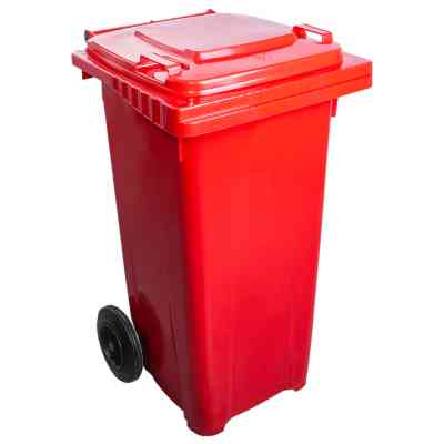 Контейнер для сміття Алеана Євро Червоний 120 л (20592) Вінниця
