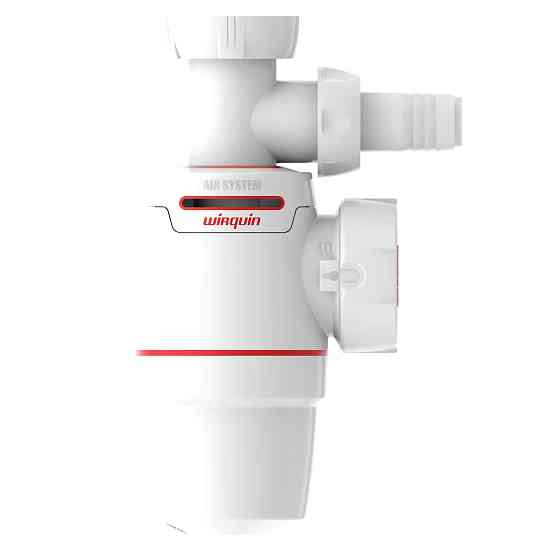 Wirquin Сифон для кухонной мойки Neo Air 1½"×Ø40мм с подводом WIRQUIN (9542321) Киев