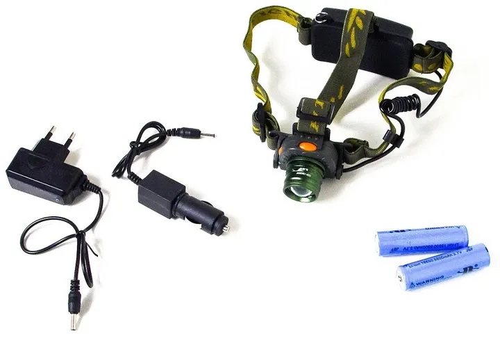 Налобний ліхтар BAILONG BL-1505/602B із сенсорним керуванням, датчиком руху та зручним регульованим ремінцем для фіксації Одеса - фото 4