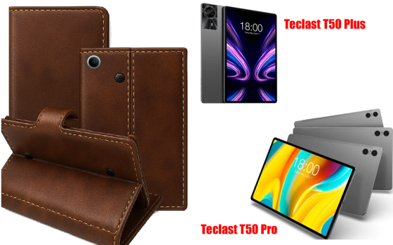 Книга-трансформер для планшета Teclast T50 Plus, T50 Pro, цвет Black Buno-Red Киев