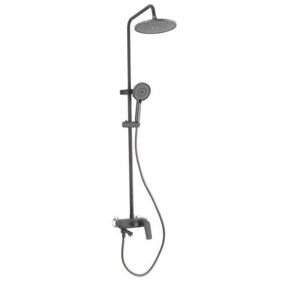 Душевая колонна с смесителем Plamix Lucas-008-J Graphite, цвет графит (PM6103) Харьков