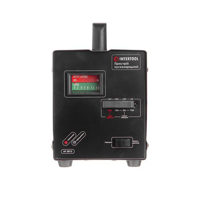 Пускозарядний пристрій 6/12 В 220 В 70 А INTERTOOL AT-3013 Коломия - фото 4