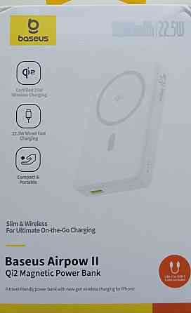 Baseus magnetic power bank 10000 Airpow II Qi2 Киев