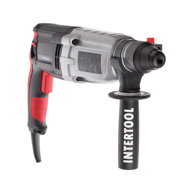 Перфоратор INTERTOOL WT-0172, 1,0 кВт, 3,2 Дж, 0-1300 об./хв, 0-5100 уд./хв — трирежимний мережевий перфоратор Львів - фото 4