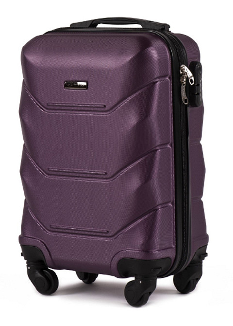 Валіза пластикова WINGS 147 мікро 51 см фіолетова Київ - фото 1