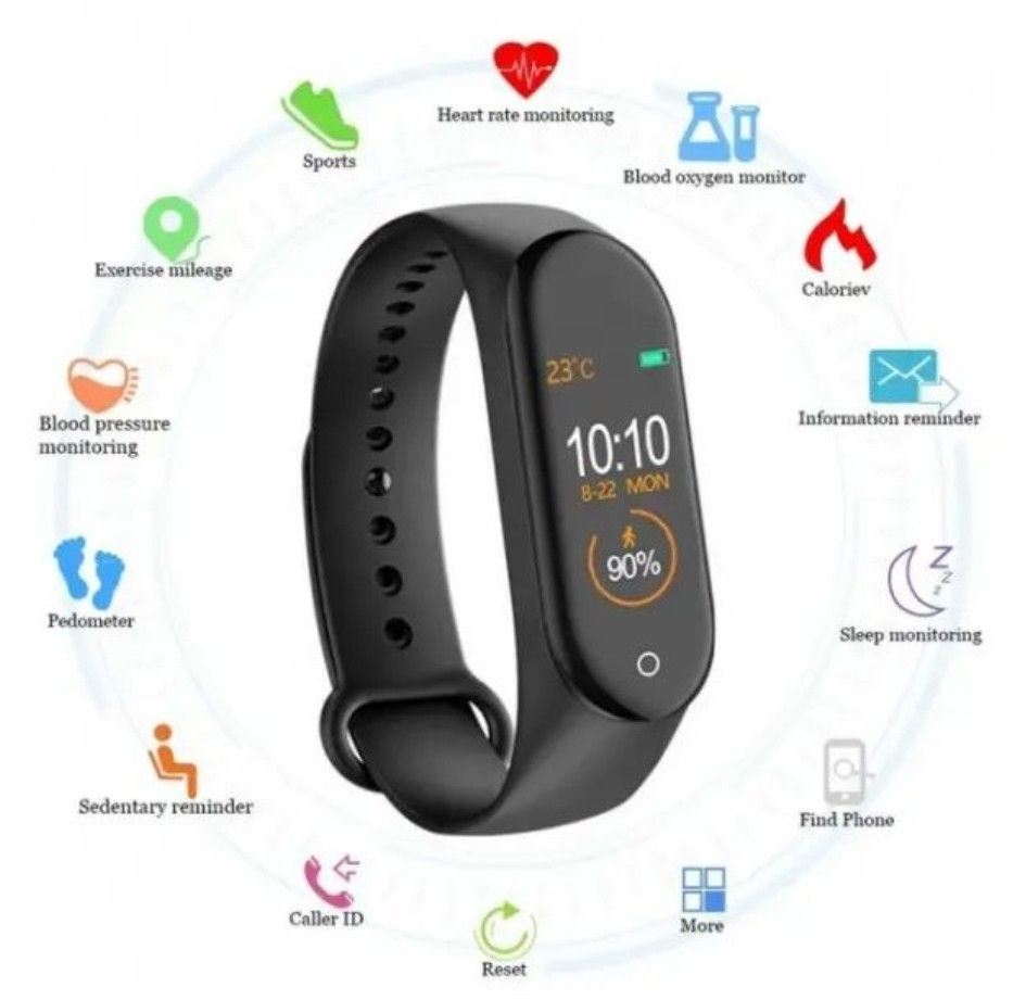 Фітнес браслет Xiaomi Mi Band M5 Смарт годинник для спорту. Харків - фото 1