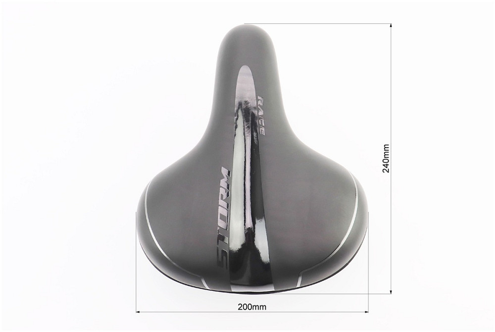 Сидіння ХВЗ 240x200мм, чорно-сіре ARDIS N831 Київ - фото 3