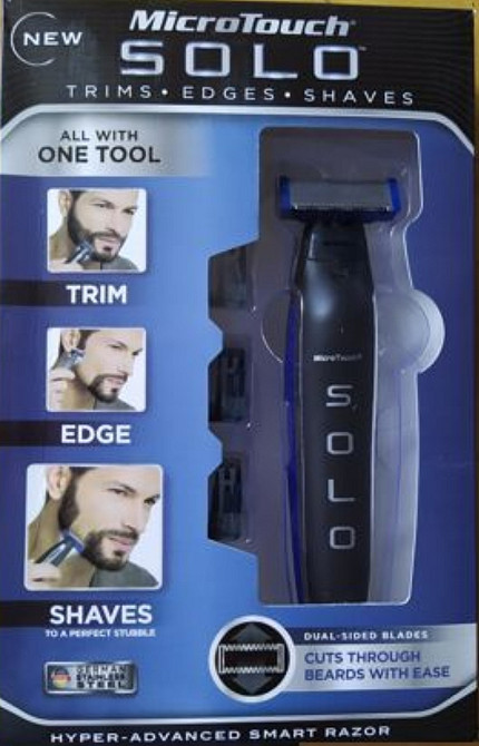 Бритва триммер для мужской бороды и стрижки волос MICRO TOUCH SOLO. Киев - изображение 4