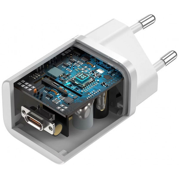 Зарядний пристрій 1xUSB 25W (USB-C) + Cable Type-C Білий Baseus (TZCCSUP-L02) Киев - изображение 8