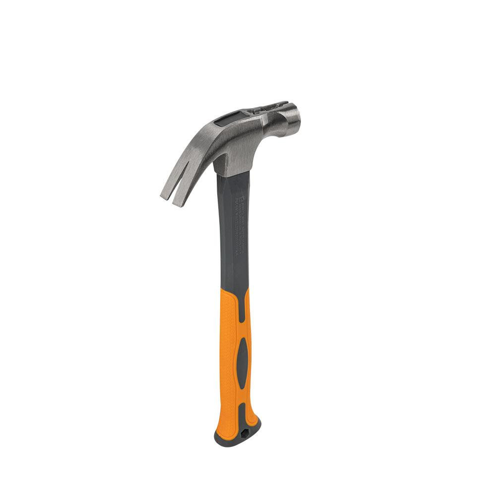 Молоток столярний FIBERGLASS з магнітною ручкою зі скловолокна для цвяхів, 450г, DIY-HF3045 Київ - фото 3